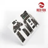 Sada 3D přístrojových panelů Red Fox Studio RFSQS-32013 pro F-4G Phantom II 1/32 — obrázek 6