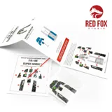 Red Fox Studio Quick Set RFSQS-32014 3D přístrojové panely kokpitu F/A-18E Super Hornet 1/32 — obrázek 2