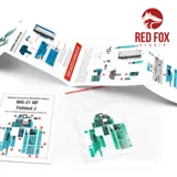 Sada 3D přístrojových panelů Red Fox Studio RFSQS-32016 pro MiG-21MF Fishbed-J v měřítku 1/32 — obrázek 3