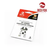 Sada 3D přístrojových panelů Red Fox Studio RFSQS-32018 pro Eurofighter Typhoon 1/32