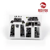 Sada 3D přístrojových panelů Red Fox Studio Quick Set 3D RFSQS-32027 pro F-4D Phantom II 1/32 — obrázek 4