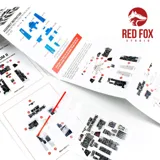 Sada 3D přístrojových panelů Red Fox Studio Quick Set RFSQS-32036 pro F-4J Phantom II 1/32 — obrázek 3
