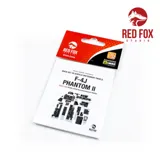 Sada 3D přístrojových panelů Red Fox Studio Quick Set RFSQS-32036 pro F-4J Phantom II 1/32
