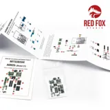 Sada 3D přístrojových panelů Red Fox Studio RFSQS-32037 pro Mitsubishi A6M2b Zero 1/32 — obrázek 3