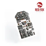 Sada 3D přístrojových panelů Red Fox Studio Quick Set RFSQS-32039 pro P-51K Mustang 1/32 — obrázek 6