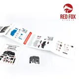Sada 3D přístrojových panelů Red Fox Studio Quick Set RFSQS-32042 pro Cessnu O-2A Skymaster 1/32 — obrázek 3