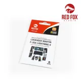 Red Fox Studio RFSQS-32047 3D přístrojové panely kokpitu F-35A Lightning II v měřítku 1/32