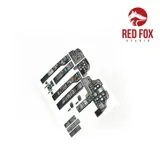 3D přístrojové panely Red Fox Studio Quick Set RFSQS-32048 pro AH-64A Apache v měřítku 1/32 — obrázek 5