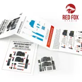 Red Fox Studio RFSQS-32050 Quick Set 3D panely kokpitu Me 262A-1/A-2 v měřítku 1/32 — obrázek 3