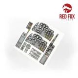 Red Fox Studio RFSQS-32050 Quick Set 3D panely kokpitu Me 262A-1/A-2 v měřítku 1/32 — obrázek 6