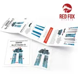 Sada 3D přístrojových panelů Red Fox Studio RFSQS-32056 pro Su-27 Flanker B v měřítku 1/32 — obrázek 3
