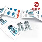 Set 3D přístrojových panelů Red Fox Studio Quick Set pro Su-27UB Flanker-C v měřítku 1/32 — obrázek 3