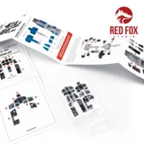 Red Fox Studio RFSQS-32061 Quick Set 3D barevné přístrojové panely EA-18 Growler 1/32 — obrázek 3