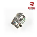 Set 3D přístrojových panelů Red Fox Studio Quick Set RFSQS-32070 pro Mosquito FB Mk.VI 1/32 — obrázek 3
