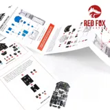 Red Fox Studio Quick Set RFSQS-32080 3D přístrojové panely 1/32 pro F-6D Mustang — obrázek 3