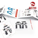 Red Fox Studio Quick Set RFSQS-32084 3D přístrojové panely 1/32 pro F-4E Phantom II — obrázek 3
