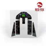 Sada 3D přístrojových panelů Red Fox Studio Quick Set RFSQS-32085 pro F-117A Nighthawk 1/32 — obrázek 5