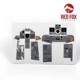 Sada 3D přístrojových panelů Red Fox Studio Quick Set RFSQS-32088 pro Tornado ECR 1/32 — obrázek 4