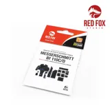 Red Fox Studio Quick Set 3D přístrojové panely Messerschmitt Bf 110 C/D v měřítku 1/32