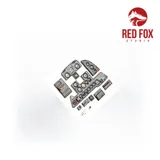 Red Fox Studio Quick Set RFSQS-32093 3D přístrojové panely Nakajima Ki-84 v měřítku 1/32 — obrázek 6