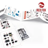 Sada 3D přístrojových panelů Red Fox Studio RFSQS-32100 pro Heinkel He 219A-0 UHU v měřítku 1/32 — obrázek 3