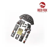 Set 3D přístrojových panelů Red Fox Studio RFSQS-32105 pro F4U-1D Corsair 1/32 — obrázek 6