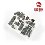 Sada 3D přístrojových panelů Red Fox Studio RFSQS-32106 pro F-4E Phantom II v měřítku 1/32 — obrázek 4