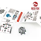 Sada 3D přístrojových panelů Red Fox Studio Quick Set 1/32 pro F/A-18A Hornet — obrázek 3