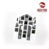 Sada 3D přístrojových panelů Red Fox Studio Quick Set 1/32 pro F/A-18A Hornet — obrázek 6
