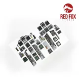 3D přístrojové panely Red Fox Studio Quick Set RFSQS-32109 pro F/A-18B Hornet v měřítku 1/32 — obrázek 5