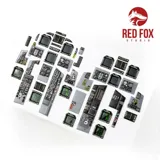 3D přístrojové panely Red Fox Studio Quick Set RFSQS-32109 pro F/A-18B Hornet v měřítku 1/32 — obrázek 6