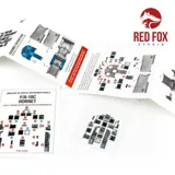 Set 3D přístrojových panelů Red Fox Studio RFSQS-32110 pro F/A-18C Hornet 1/32 — obrázek 3