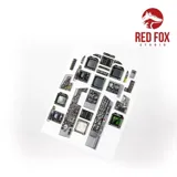 Set 3D přístrojových panelů Red Fox Studio RFSQS-32110 pro F/A-18C Hornet 1/32 — obrázek 6