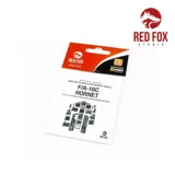 Set 3D přístrojových panelů Red Fox Studio RFSQS-32110 pro F/A-18C Hornet 1/32