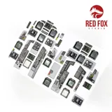 Sada 3D přístrojových panelů Red Fox Studio Quick Set 3D RFSQS-32111 pro F/A-18D Hornet 1/32 — obrázek 4