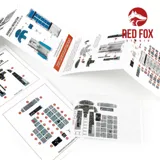Red Fox Studio Quick Set 3D RFSQS-32117 3D přístrojové panely kokpitu F-104A Starfighter 1/32 — obrázek 3