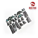 Red Fox Studio Quick Set 3D RFSQS-32122 3D přístrojové panely pro F-16F Block 60 v měřítku 1/32 — obrázek 5