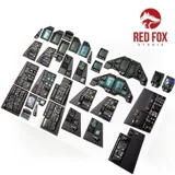 Red Fox Studio Quick Set 3D RFSQS-32122 3D přístrojové panely pro F-16F Block 60 v měřítku 1/32 — obrázek 6