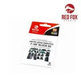 Red Fox Studio Quick Set 3D RFSQS-32122 3D přístrojové panely pro F-16F Block 60 v měřítku 1/32