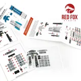 3D přístrojové panely Red Fox Studio Quick Set RFSQS-32124 pro F-104S Starfighter v měřítku 1/32 — obrázek 2