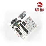 3D přístrojové panely Red Fox Studio Quick Set RFSQS-32124 pro F-104S Starfighter v měřítku 1/32 — obrázek 4