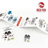 Red Fox Studio Quick Set 3D přístrojové panely pro model 1/32 P-47D Thunderbolt Hasegawa — obrázek 3