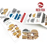 Red Fox Studio Quick Set 3D RFSQS-32142 3D panely interiéru Bf 108 Taifun v měřítku 1/32 — obrázek 3