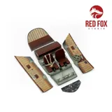 Red Fox Studio Quick Set 3D RFSQS-32142 3D panely interiéru Bf 108 Taifun v měřítku 1/32 — obrázek 7