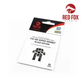 Sada 3D přístrojových panelů Red Fox Studio RFSQS-48002 pro F/A-18E Super Hornet 1/48
