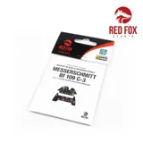 Red Fox Studio Quick Set RFSQS-48006 3D přístrojové panely Bf 109C-3 v měřítku 1/48
