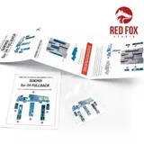Red Fox Studio Quick Set 3D RFSQS-48010 3D přístrojové panely kokpitu Su-34 Fullback 1/48 — obrázek 2