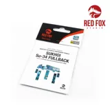 Red Fox Studio Quick Set 3D RFSQS-48010 3D přístrojové panely kokpitu Su-34 Fullback 1/48