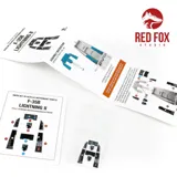 Set 3D přístrojových panelů Red Fox Studio Quick Set RFSQS-48018 pro F-35B Lightning II 1/48 — obrázek 3