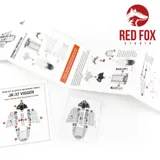 Sada 3D panelů přístrojové desky Red Fox Studio Quick Set RFSQS-48025 pro Saab JA-37 Viggen 1/48 — obrázek 3